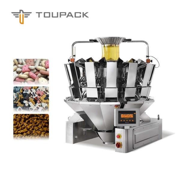 Buy cheap 304 SUS 14 Head Pet Food TOU Multihead Weigher Machine from wholesalers