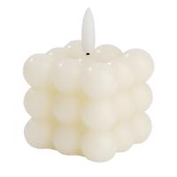 Buy cheap LED Lanterns Paraffin Wax Cube Bubble LED Candle Modern Ambiance product