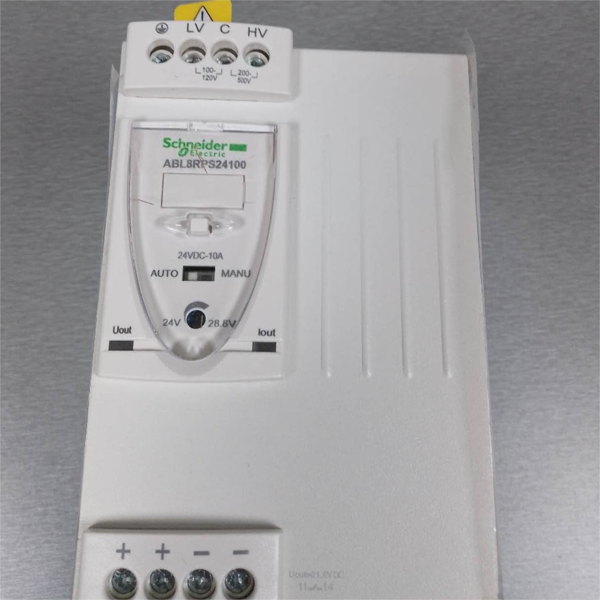 Schneider ABL8RPS24100 1-Output DIN Rail Mount Regulated Phaseo AC/DC Switch-Mode Power Supply