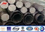 Transimission Line Octagonal Galvanized Steel Power Pole 35FT 70FT 90FT