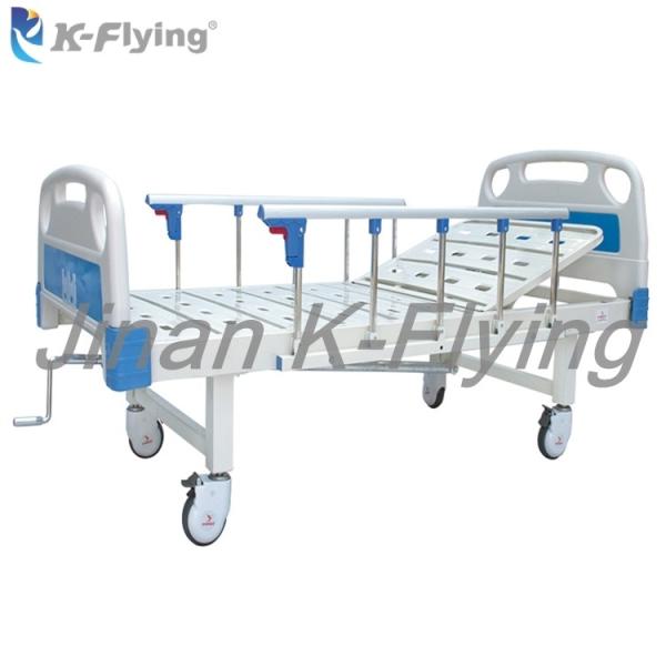 Buy cheap ABS Steel 1 Crank Movable Patient Care Hospital Manual Nursing Bed from wholesalers