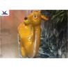 Buy cheap Shopping Mall Indoor 2 Meters Long Fiberglass Cartoon Animals Shape Seat Statues from wholesalers