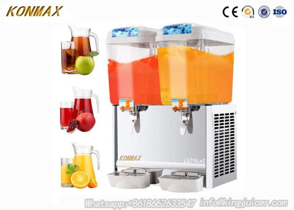 Buy cheap 9.5 Gallon Cold Drink Fruit Juice Beverage Ice Tea Dispenser 18L X 2 Tanks from wholesalers