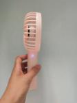 Small 4 Inch Portable Rechargeable Hand Fan , Mini Usb Hand Fan Air Cooler