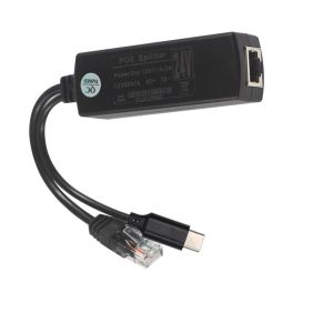 Buy cheap USB-C PoE Splitter 48V to 5V/9V/12V Converter for Tablets Phones from wholesalers