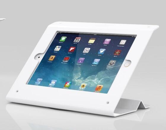 Buy cheap COMER anti-theft locking tablet counter-top display mounting 360 degree rotating tablet stands for digital retail stores from wholesalers