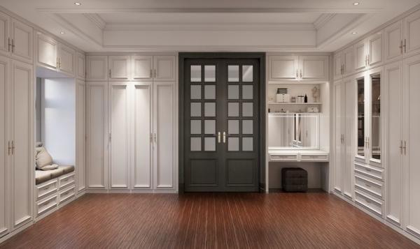 Buy cheap French-Style Elegant White And Durable Luxury Stainless Steel Walk-In Closet Cabinet from wholesalers