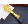 Buy cheap Elegant And Luxury Designed Resin Trophy , Gold Plated Glorious Souvenir from wholesalers