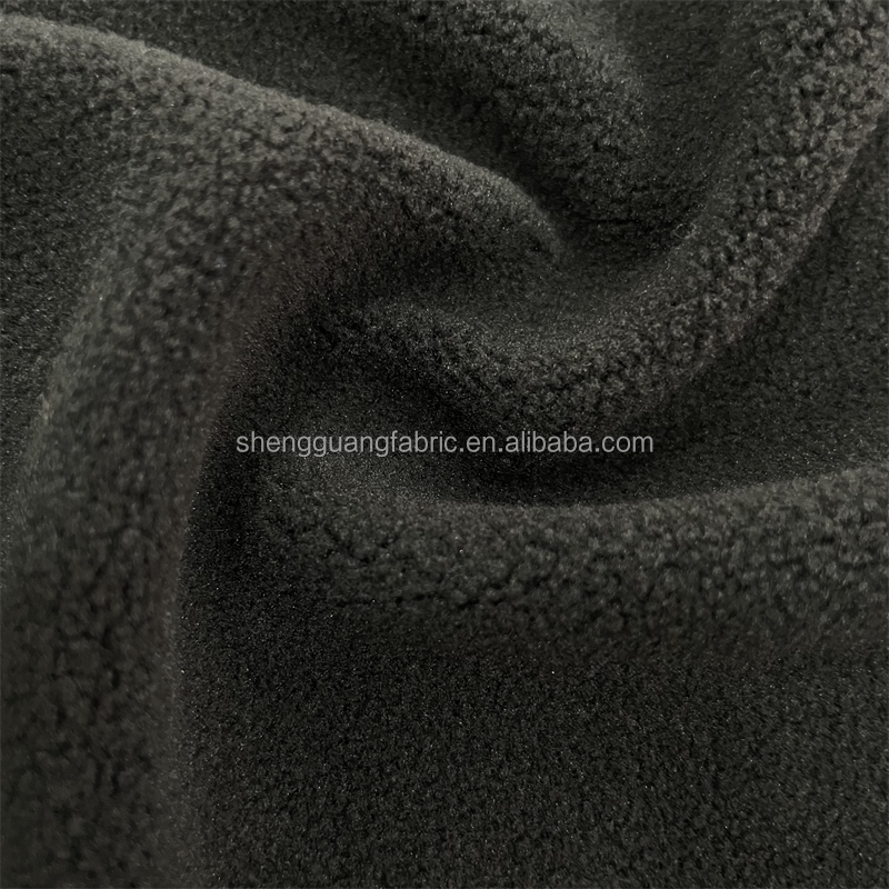 4 Way Stretch 100% Polyester Micro Polar Fleece Fabric for Clothing Home Sofa Ideal