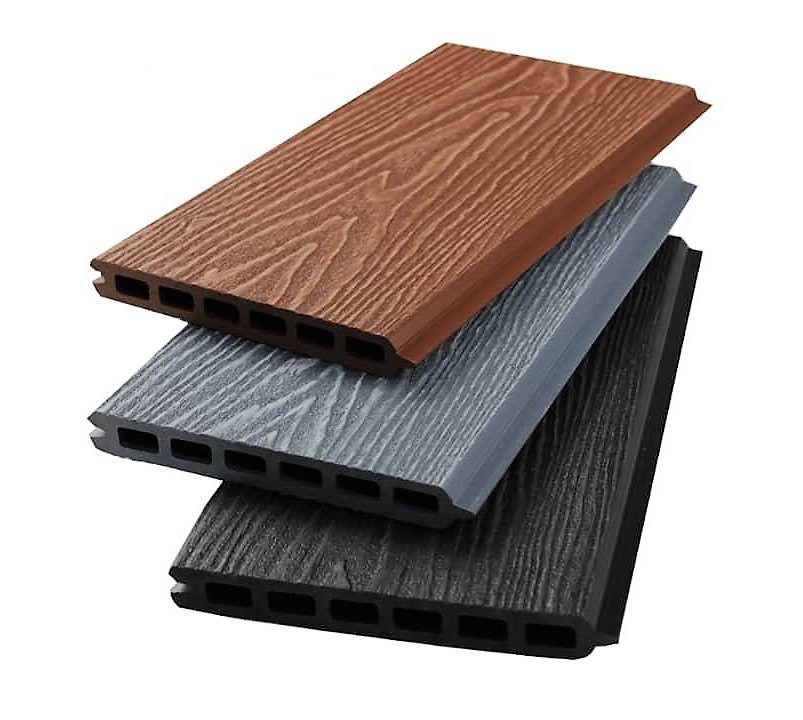 Outdoor Private House WPC Outdoor Fence Garden Composite Fence Panels