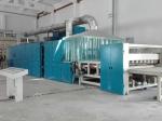 Adjustable teflon fiberglass belt hot air thermal bonding oven with air and