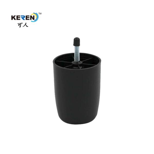 Buy cheap KR-P0114 4 Inch Pp Plastic Furniture Legs Replacement , Round Screw Plastic Couch Feet from wholesalers