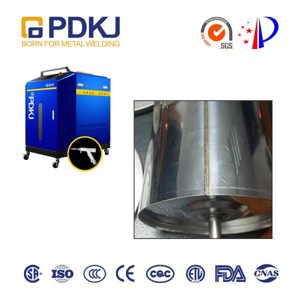 Buy cheap Metal 1KW 3mm SS Handheld Fiber Laser Welding Machine Double Joint from wholesalers