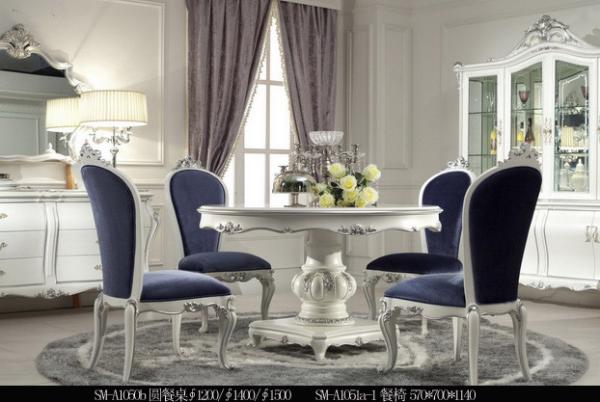 Buy cheap European solid wood dining table and chair villa restaurant dining table furniture from wholesalers
