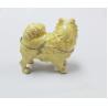 Buy cheap New product animal dog Metal Crystal Rhinestone Jewelry Box cheap trinket box from wholesalers