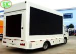outdoor p6 full color advertising led screen installed on a truck with high