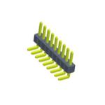Straight PCB Header Connector , 1mm Pitch Pin Header 0.75AMP Current Rating