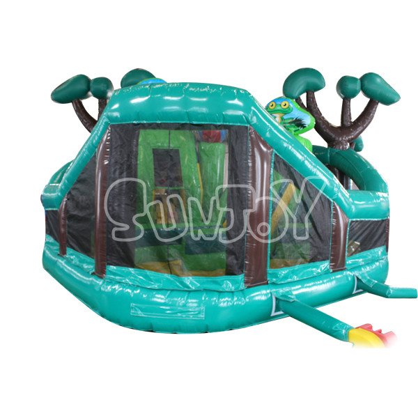 Jungle Playground Bouncy Castle Slide Inflatable Play Park