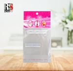 Surface Printed OPP Cellophane Head Plastic Packaging Bag With Self-Adhesive