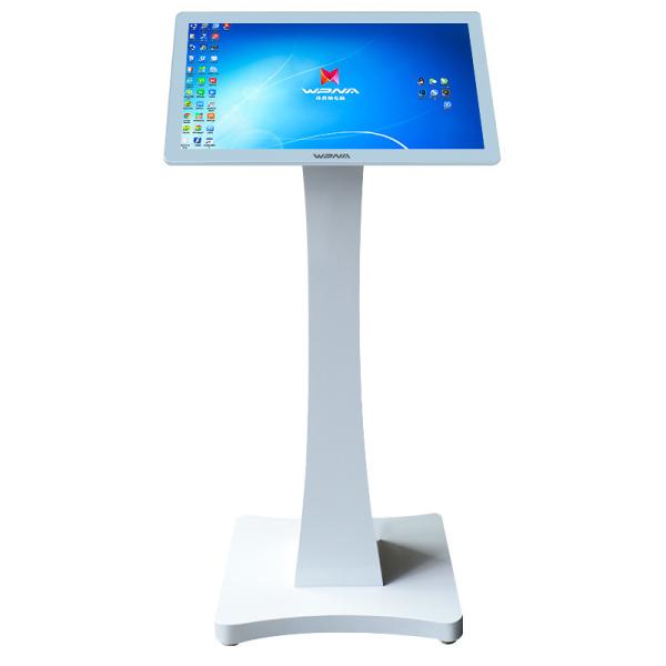 Buy cheap White Self Ordering Kiosk , 22 Inch All In One Digital Signage For Restaurant from wholesalers