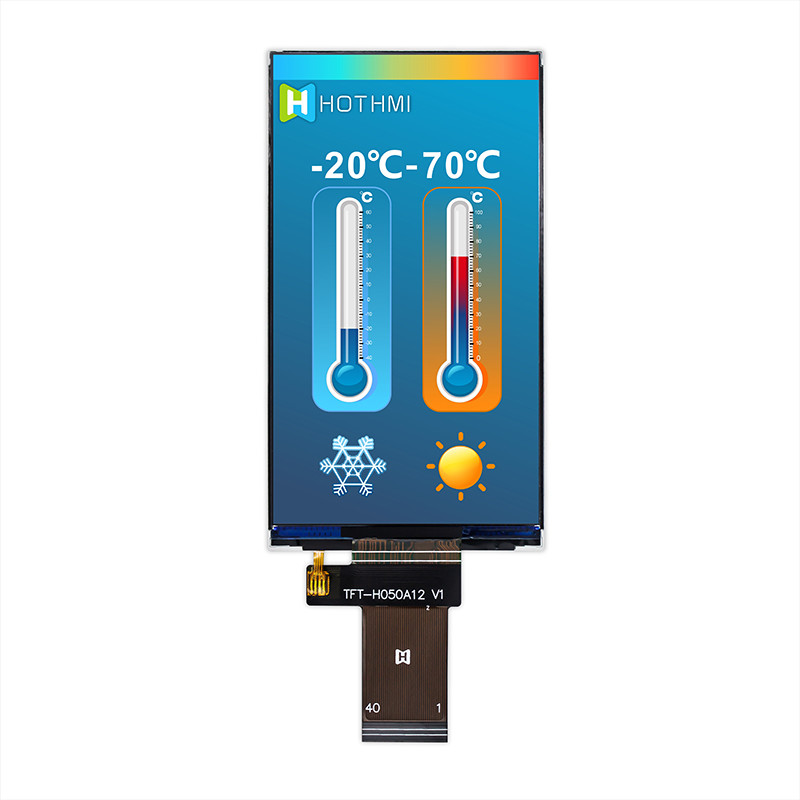 5.0 Inch IPS 480x854 Wide Temperature TFT Display Panel ST7701S For Industrial Computer