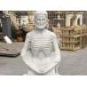 Buy cheap Vintage Marble Fasting Buddha Statue Hindu God Indian Religious Life Size from wholesalers