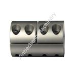 OEM Oldham Silver Stainless Steel Coupler Flexible Couplings Jaw Type Shaft