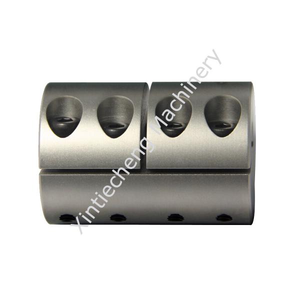Buy cheap Shaft Coupling Machining Spare Parts With Silver Custom Machined Parts from wholesalers