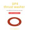 Buy cheap Steel Backed Metal-Polymer Low Friction Plain Bearings Bronze Thrust Washer Red from wholesalers
