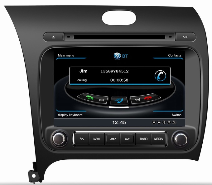 Ouchuangbo S100 Platform Car Audio Video Player Kia K3 2013 with1G CPU FM RDS GPS 3G Wifi OCB-280