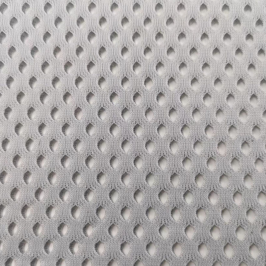 3mm Knitted Air Filter Mesh Fabric 100% Polyester 3d Spacer Mesh Fabric For Bag