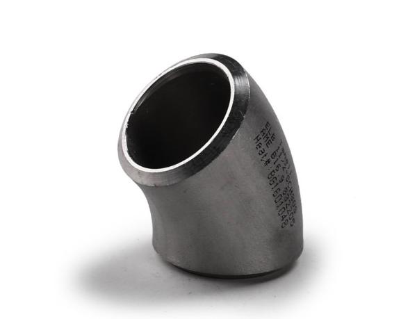 Buy cheap Non Corrosive 45° Stainless Steel Elbow Rust Free Pipe Fittings from wholesalers
