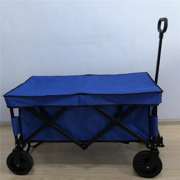 Buy cheap PVC Wheel Collapsible Wagon Cart 600D Lightweight Foldable Wagon With Insulating Layer from wholesalers