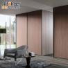Buy cheap NO Folded Modern Sensor Slide Wooden Door Sliding Glass Wardrobe For Bedroom Furniture from wholesalers