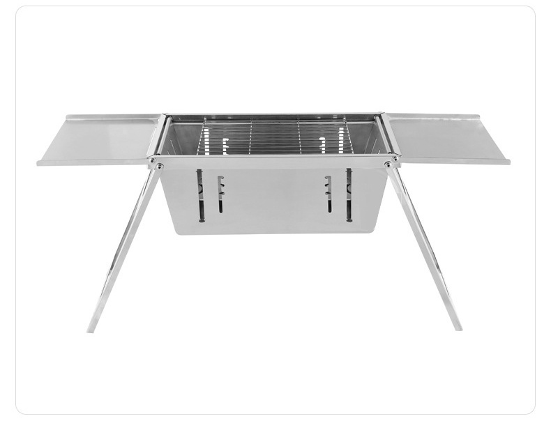 Stainless Steel Portable Home Stall Carbon Burning Stove Outdoor Camping Folding BBQ
