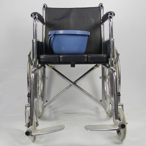 Buy cheap Two In One Multifunctional Folding Steel Wheelchair Commode Chair from wholesalers