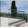 Buy cheap Coastal Toughened Glass Balcony Railing Windproof Secure Custom Sizes Modern Style from wholesalers