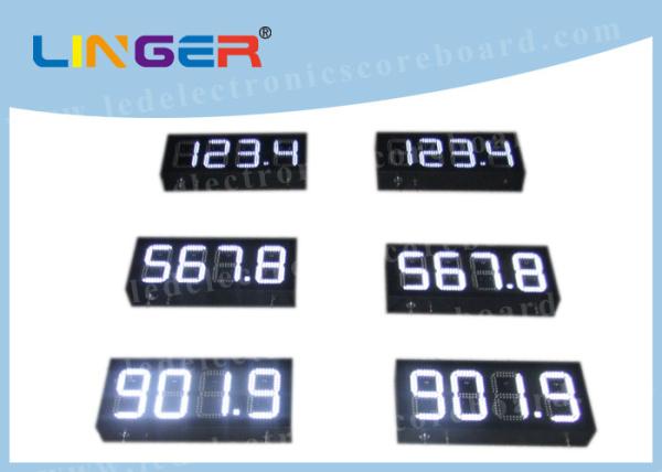 Buy cheap IP65 Waterproof Digital Gas Price Signs Customized Design Installation from wholesalers