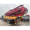 Buy cheap 56 Meter Sy Mercedes Benz Chassis Used Concrete Pump Truck from with 4 Boom Sections from wholesalers