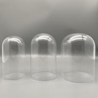 Buy cheap Christmas Plastic Cloche Bell Jar Dome With Black Plastic LED Light product