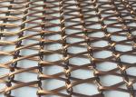 Decorative Link Spiral Weave Mesh Rust Proof Antique Brass