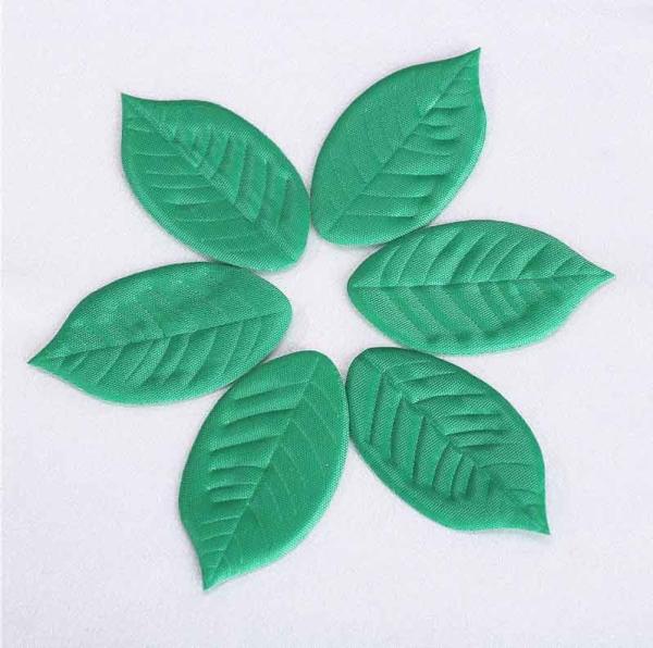 Buy cheap Small Featival Christmas Ornament Crafts Lovely Satin Leaves Shape from wholesalers