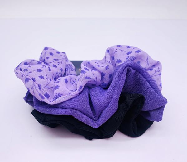 Buy cheap Women Portable Fabric Hair Accessories Scrap Scrunchie Purple Color from wholesalers