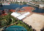 Clear Span 20x40m Movable Marquee Tent A Shape / Sport Event Canopy For 500