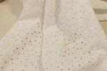 15yds Cotton Embroidered Lace Fabric Slim Transluscent For Multiapplication
