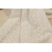 Buy cheap 15yds Cotton Embroidered Lace Fabric Slim Transluscent For Multiapplication product