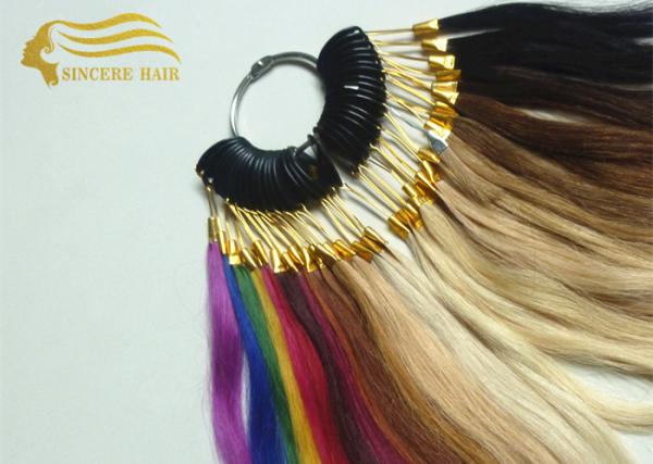 Buy cheap 8 Inch Human Hair Color Wheel / Colour Ring, 32 Popular Colors 100% Real Human Hair Color Chart For Sale from wholesalers