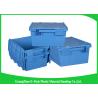 Buy cheap 60L Plastic Attached Lid Containers Heavy Duty Stackable Moving 600 * 400 * 365mm from wholesalers