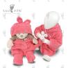 Buy cheap 37cm Infant Full Body Coat Customised Huggable Cute Rabbit Coat Pink Loveable from wholesalers