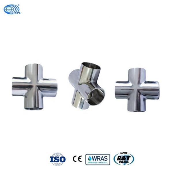 Buy cheap Seamless Sanitary Straight Cross Pipe Fitting from wholesalers